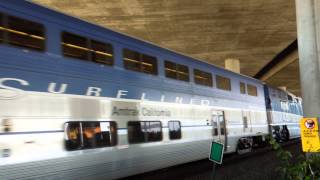 preview picture of video 'Amtrak Pacific Surfliner depart San Diego Old Town station'