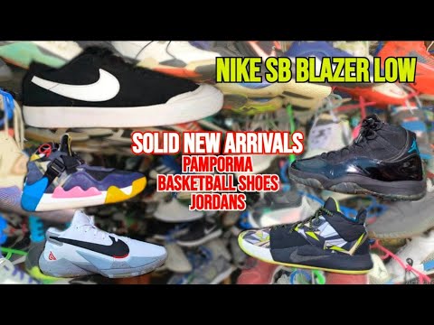 Solid Nike SB Blazer Low, Jordan Defy Jordan at Jordan 11 Retro Gamma Blue. Panabo City Night Market