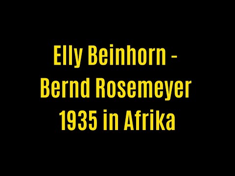 Elly Beinhorn und Bernd Rosemeyer in Afrika