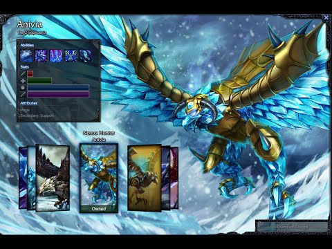 Noxus Hunter Anivia Skin Spotlight Gameplay 1080p HD