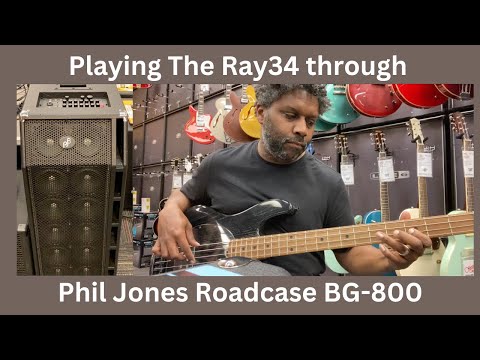 Playing Through Phil Jones Bass BG 800 With MusicMan Stingray Sterling Ray34