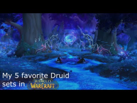 My 5 favorite Tier and PvP sets for each class part 1: Druid