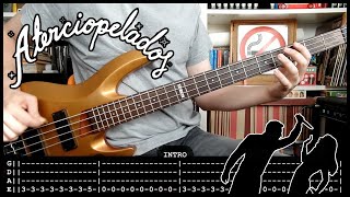 ATERCIOPELADOS - La gomela (BASS cover with TABS &amp; lyrics)