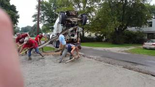 15 years old straight edging concrete