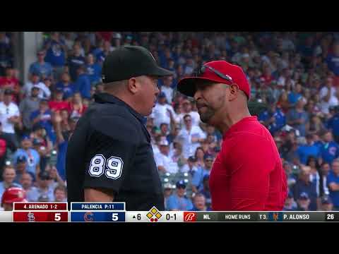 Oliver Marmol is ejected by umpire