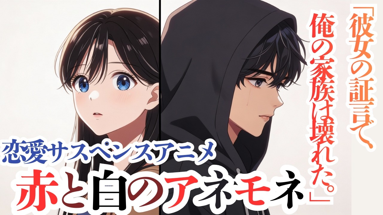 「赤と白のアネモネ」　オリジナルアニメ　恋愛　サスペンス