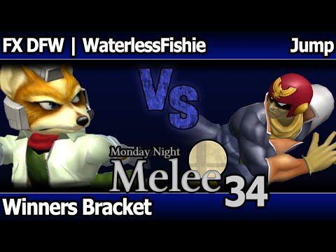 MNM 34 - FX DFW | WaterlessFishie (Fox) vs Jump (C Falcon) - Winners Bracket