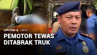 Download lagu Pemotor Tewas Ditabrak Truk | Liputan 6 mp3