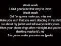 Sam Hunt Make You Miss Me Lyrics