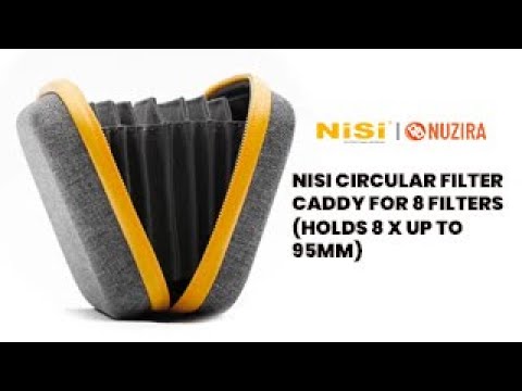 Nuzira on NiSi Circular Filter Caddy for 8 Filters (Holds 8 x up to 95mm)