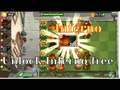 UNLOCK INFERNO FREE LVL1 I Plants vs Zombie 2 8.9.1 I ChopperVN