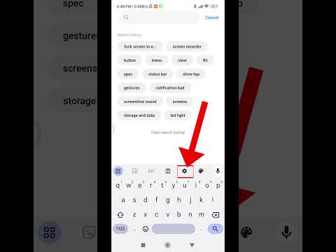 Keyboard Setting Double Space Full Stop #shortvideo #settings
