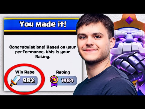 This BEST Royal Ghost Evolution Deck has a 98% WIN Rate!!!