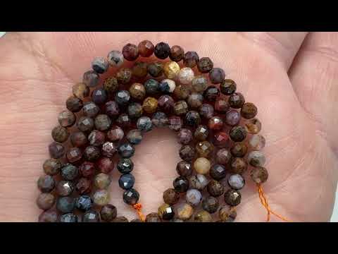 Петерсит гранований 3мм, нитка