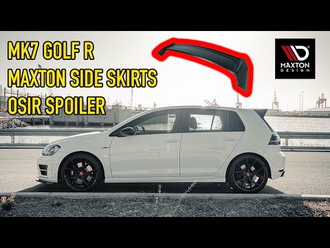 VW GOLF MK7 R GETS MAXTON SIDE SKIRTS & OSIR SPOILER!!