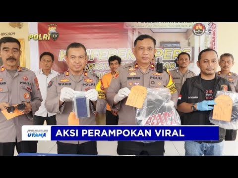 AKSI PERAMPOKAN VIRAL, RESIDIVIS DI MAKASSAR DIAMANKAN