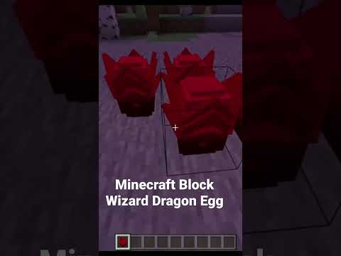 Minecraft Block Wizard Dragon Egg #minecraft #blockbench #dragons
