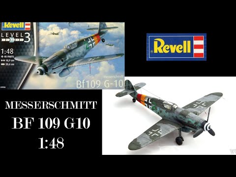 Building the Revell Messerscmitt BF-109 G10 in 1:48 (full build)