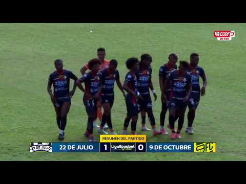 FULL SUMMARY: JULY 22 1-0 OCTOBER 9 l ECUABET LEAGUE SERIES B - DATE 22