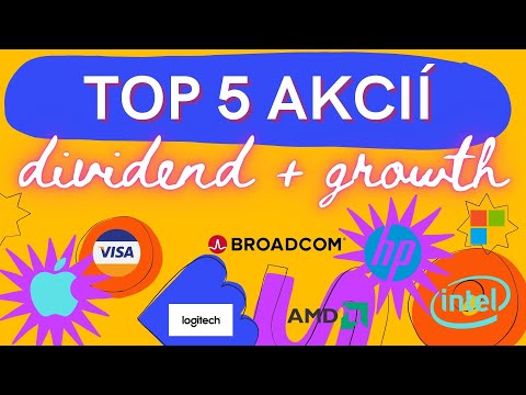 TOP 5 AKCIÍ S VYSOKÝM RŮSTEM A DIVIDENDOU?  50% ROČNÍ RŮST DIVIDEND | Cesta z 50000Kč na Milion
