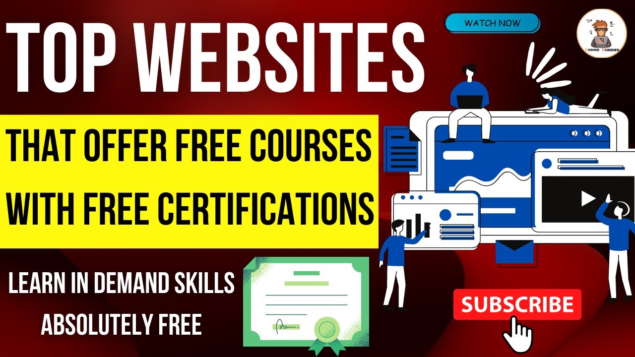 Top Websites That Offer Free Courses With Free Certifications | Learn In Demand Skills For Free