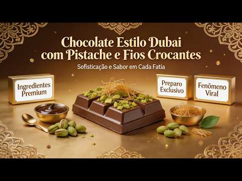 ????✨ Chocolate Dubai Caseiro Que Quebra e Escorre???????????????? Chocolate Premium Feito em Casa????✨
