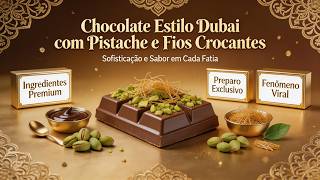 ????✨ Chocolate Dubai Caseiro Que Quebra e Escorre???????????????? Chocolate Premium Feito em Casa????✨