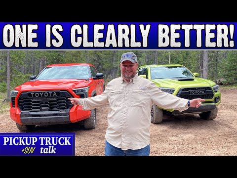 Which is Better Off-Road? 2022 Toyota Tundra TRD Pro vs. 2022 Toyota Tacoma TRD Pro!