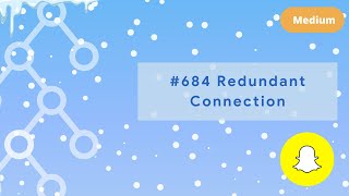YouTube video 'LeetCode #684 - Redundant Connection: Graphs'
