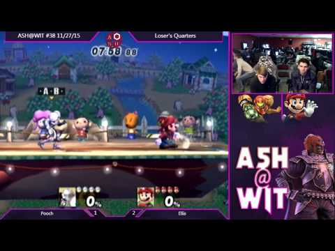 Pooch (Samus) vs Ellis (Mario) - ASH@WIT #38 PM Loser's Quarters