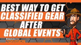 The Division | Best way to get Classified Gear and Key Fragments after Global Events
