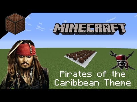 Minecraft | Pirates of the Caribbean "He's a Pirate" - Note block Doorbell Tutorial