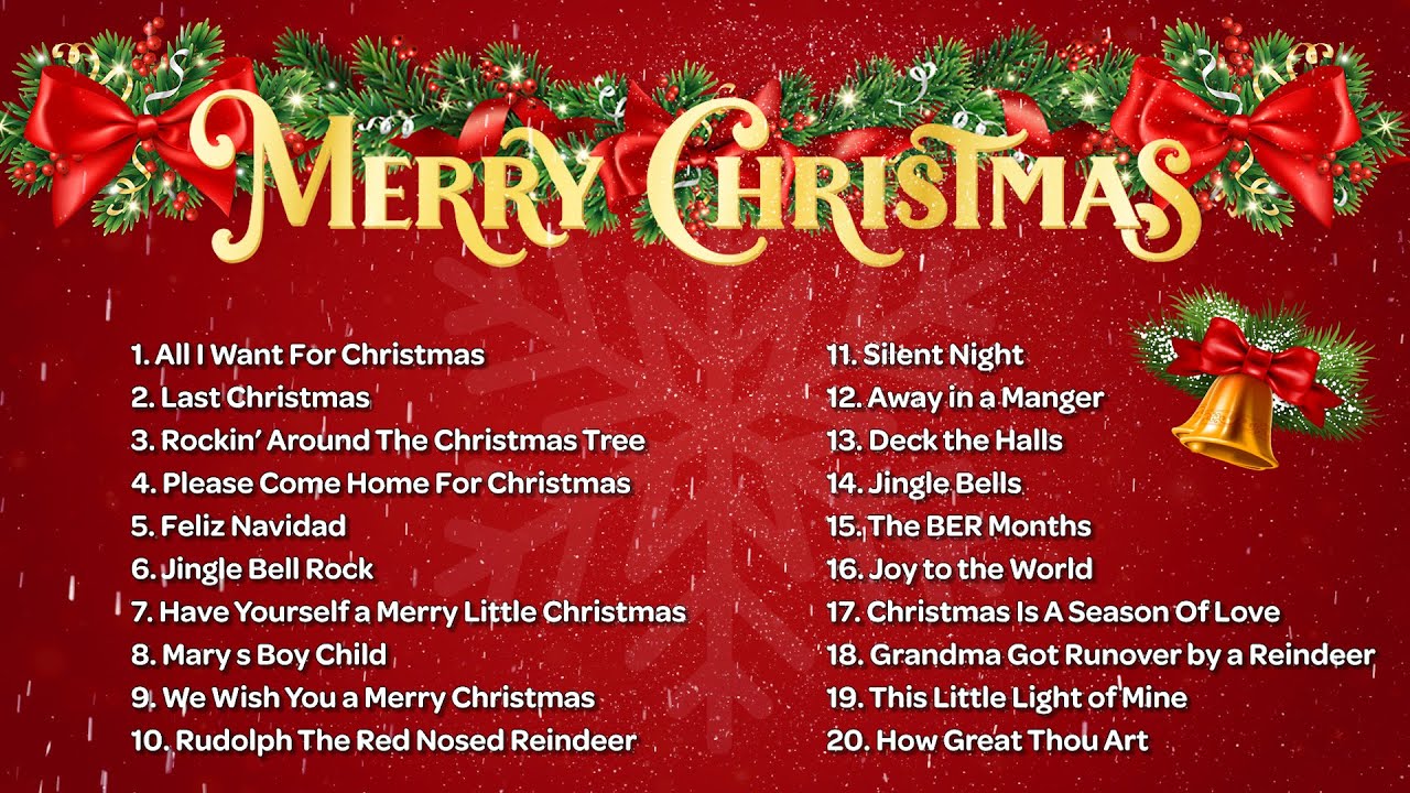 Top Christmas Songs of All Time 🎄 Best 2 Hour Christmas Music Playlist