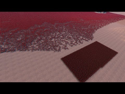 3000 SPARTANS vs 40000 SANTA CLAUS - Ultimate Epic Battle Simulator