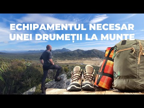 ECHIPAMENTUL COMPLET PENTRU O TURĂ DE DRUMEȚIE (1-2 ZILE)