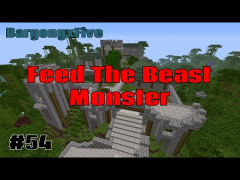 Minecraft FTB Monster Let's Play #54 Constant stone with ME