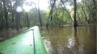 preview picture of video 'Kayaking the Toms River after Hurricane Irene (1/3)'
