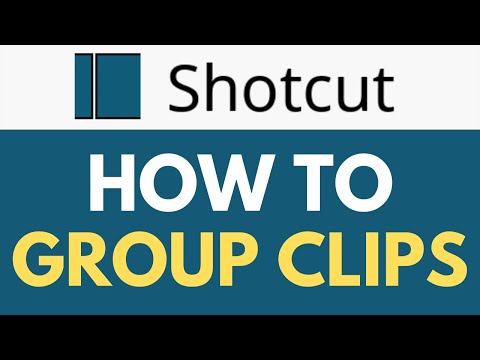 How To Group Clips in Shotcut | Organizing Your Timeline with Clip Groups | Shotcut Tutorial