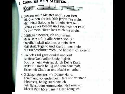 Hino 1 CCB em Alemão- Christus Mein Meister