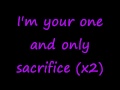 Adam Lambert- Sacrifice lyrics