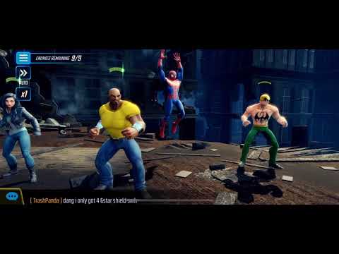 Marvel Strike Force Free To Play How to 3 star Gold Challenge Guide Tier 10