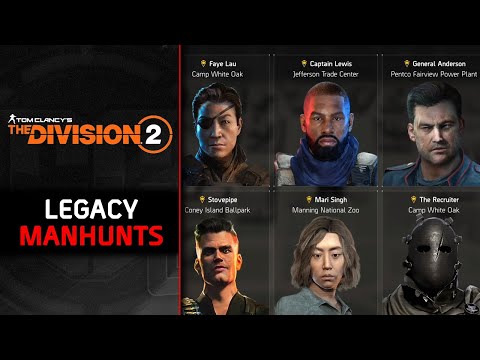 The Division 2: Legacy Manhunt Guide for Beginners & Returning Players
