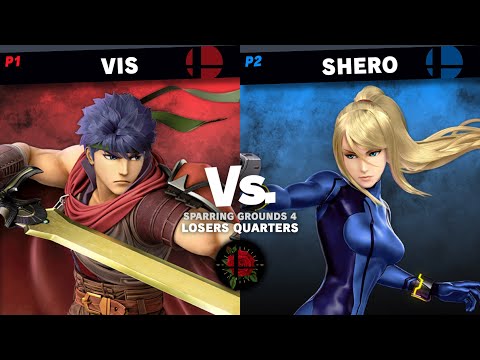 SG 4 Losers Quarters - Vis (Ike) vs Shero (Zero Suit Samus/Zelda) - SSBU Ultimate