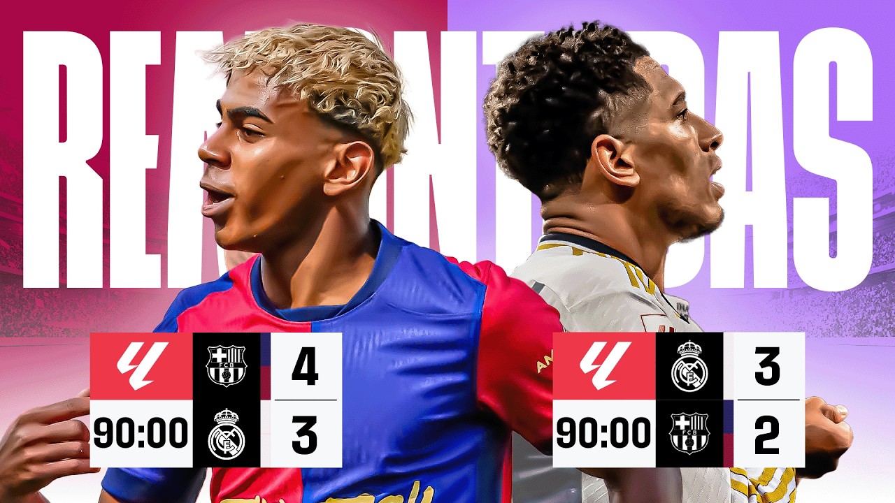 Remontadas ÉPICAS en ELCLÁSICO | LALIGA 2015 - 2025