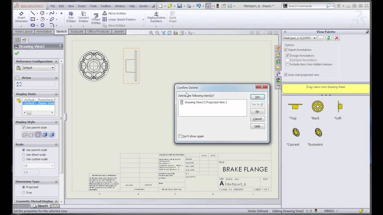 Refresh View Pallete