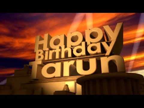 Happy Birthday Tarun