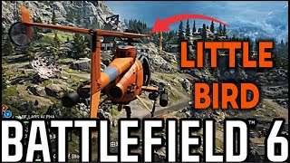 BATTLEFIELD 6 LEAKD! AH-6 LITTLE BIRD GAMEPLAY in NEW MAP