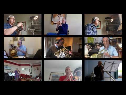 I play flugel and trumpet in this lockdown recording.