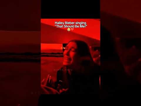 Hailey Bieber singing &lsquo;That Should Be Me&rdquo; at Bieberchella 😭❤️