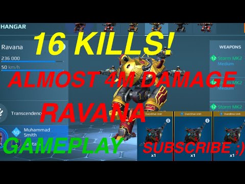 War Robots / Ravana Storm | MK2 Gameplay + Overdrive Unit - Champion League [WR]